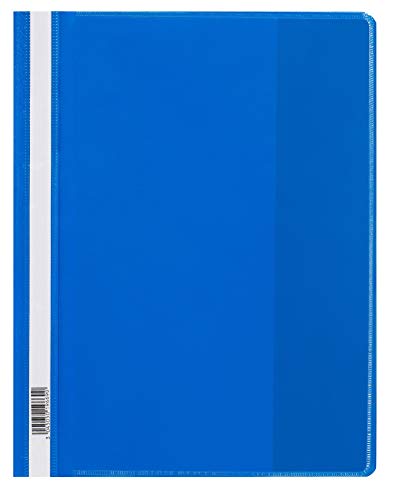 oxford-schnellhefter-din-a4-berbreit-mit-sichttasche-blau-25er-pack image 4