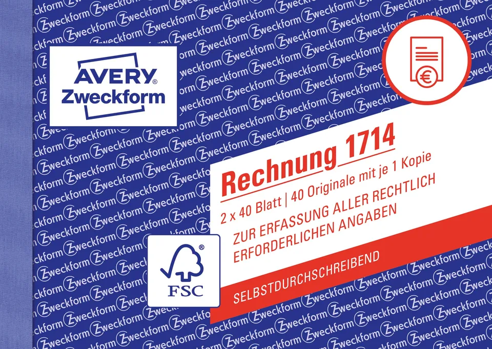 avery-zweckform-1714-rechnungsblock-a6-quer-f-r-sterreich-2x40-blatt-selbstdurch image 1