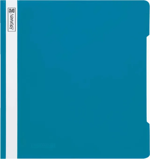 brunnen-schnellhefter-fact-a4-pvc-folie-t-rkis image 1
