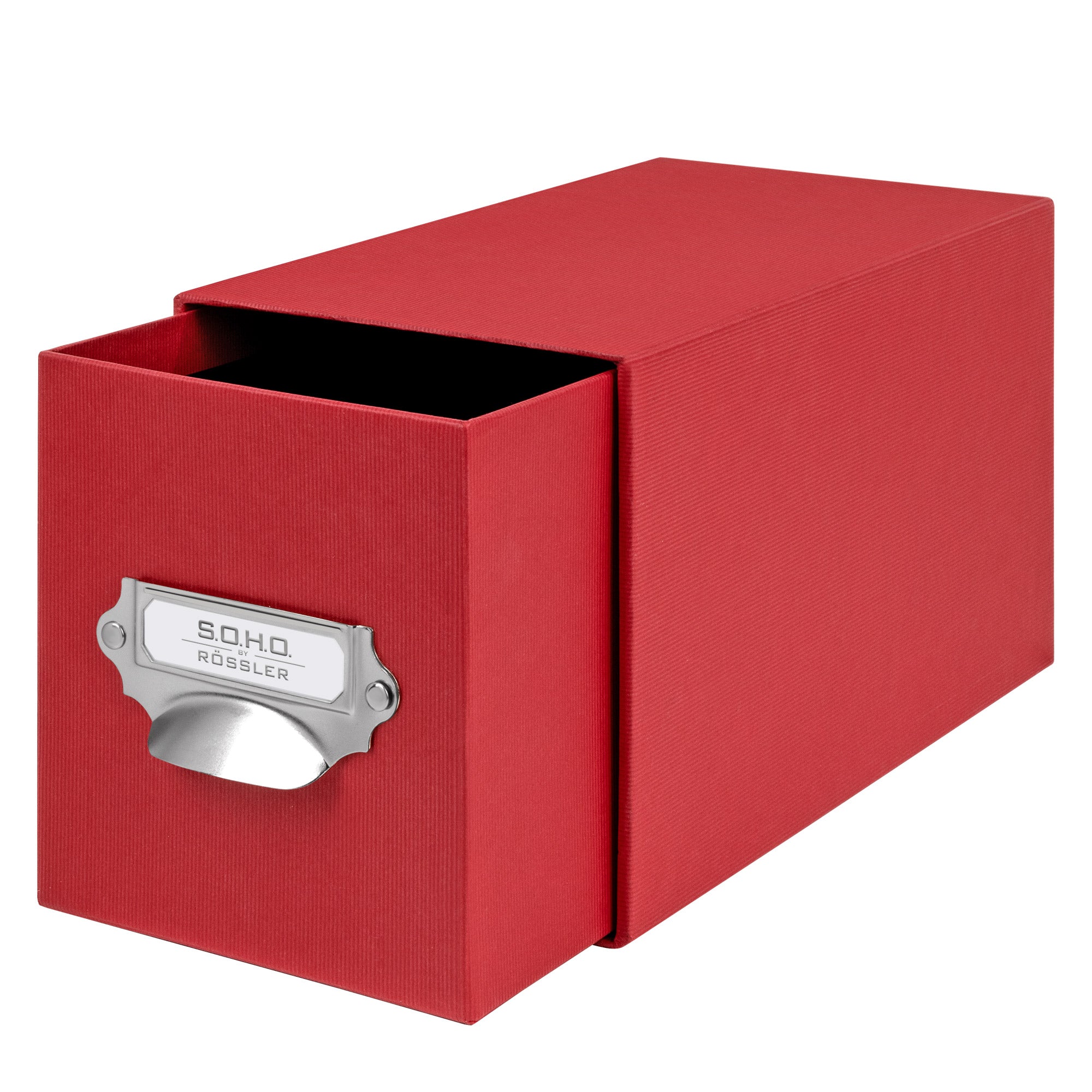 r-ssler-s-o-h-o-schubladenbox-a6-f-r-cds-fotos-rot-1-fach image 2
