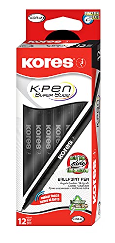 kores-k0r-m-kugelschreiber-schwarz-1-0-mm-12-st-ck-mit-griff image 7