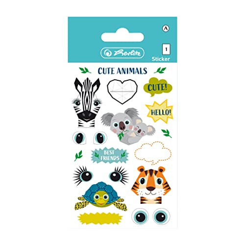 herlitz-folien-sticker-cute-animals-selbstklebend-8-x-12-5-cm-10-bogen image 4