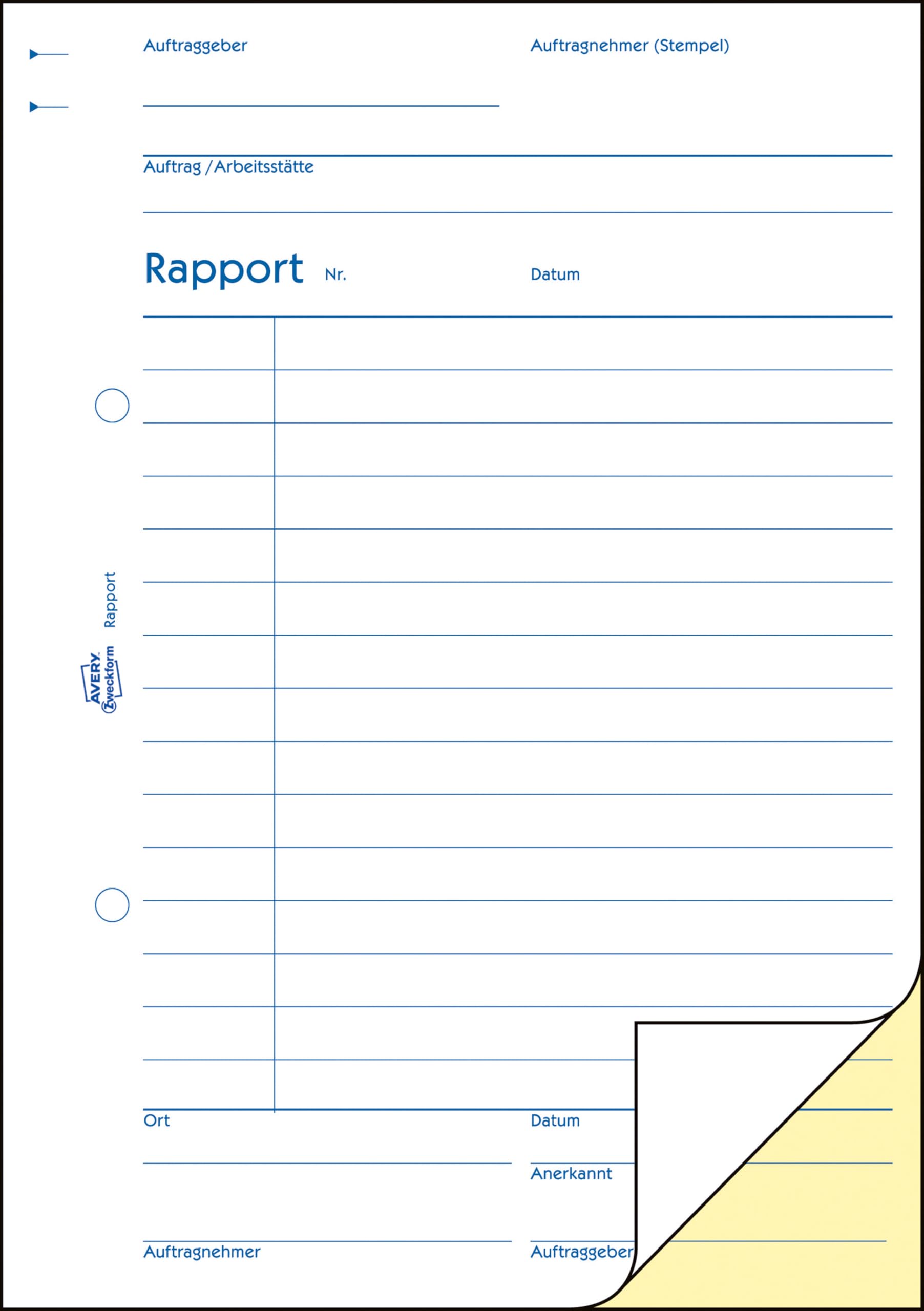 avery-zweckform-1776-rapport-a5-selbstdurchschreibend-2x40-blatt-wei-gelb image 3