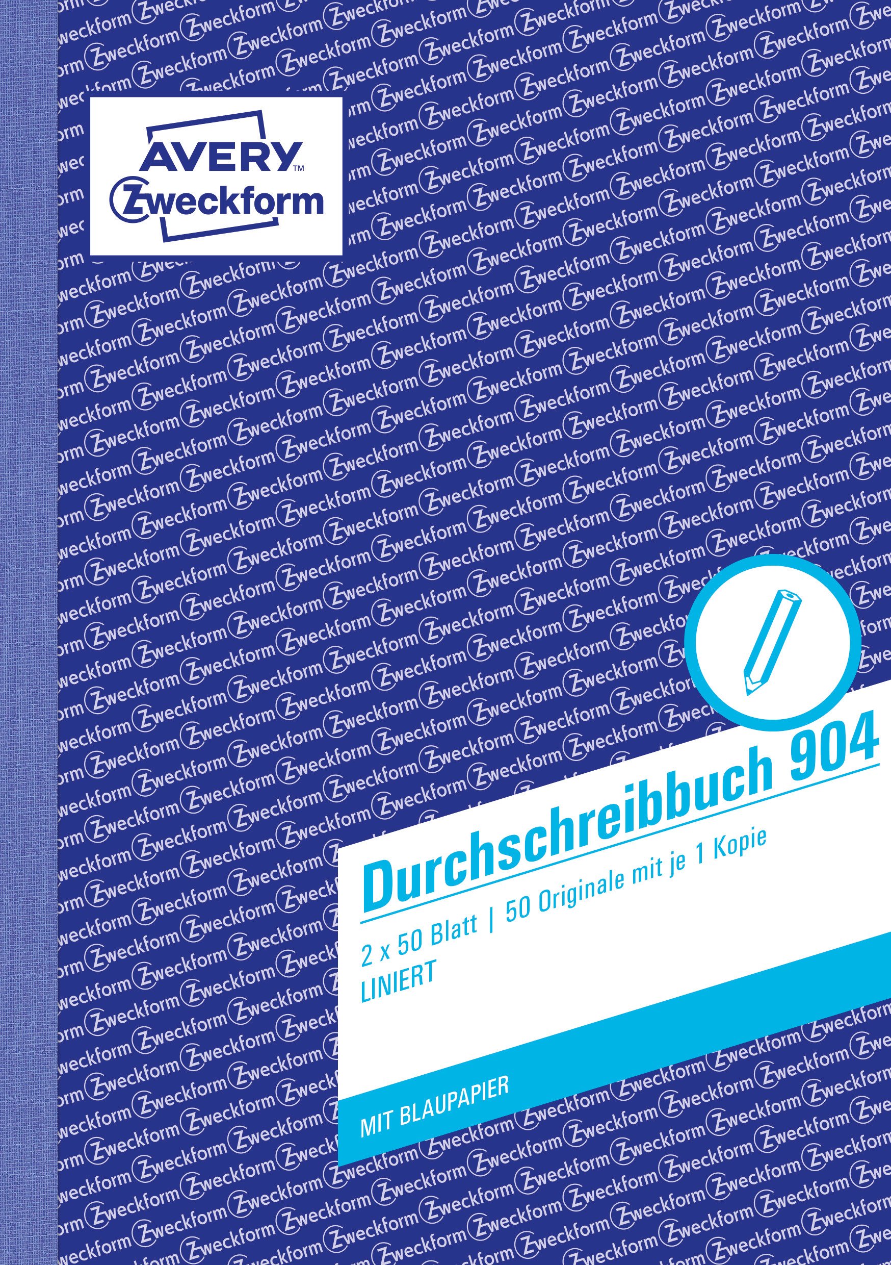 avery-zweckform-904-durchschreibbuch-a5-liniert-50-durchschreibs-tze-wei image 1