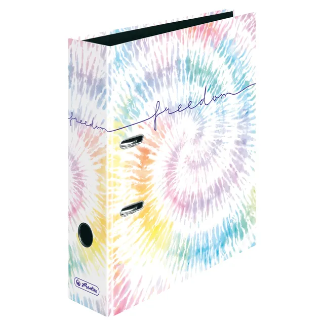 herlitz-ordner-a4-8-cm-motiv-new-batik-freedom-stabiler-design-ordner image 1