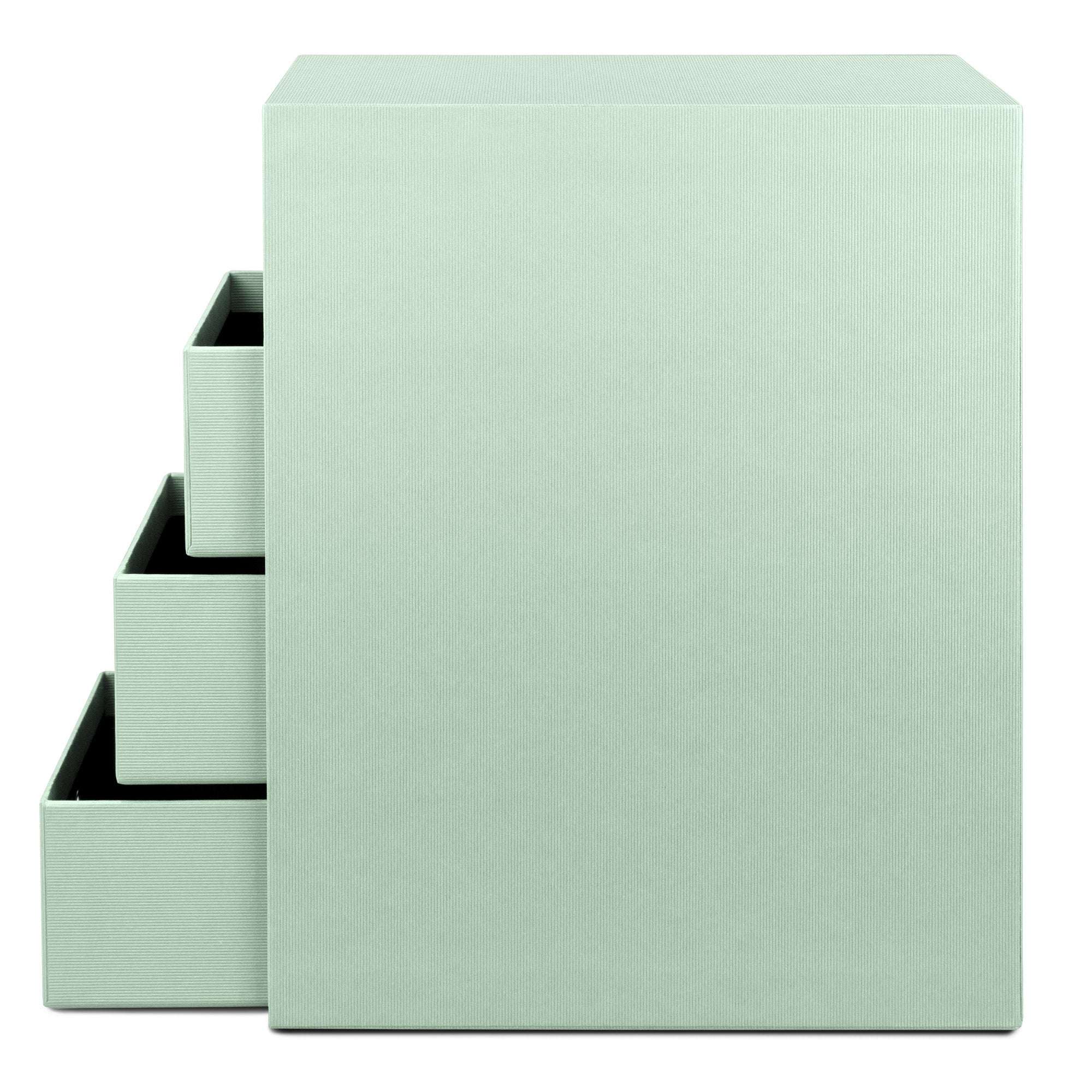 r-ssler-s-o-h-o-schubladenbox-a5-din-lang-4-f-cher-mint image 3