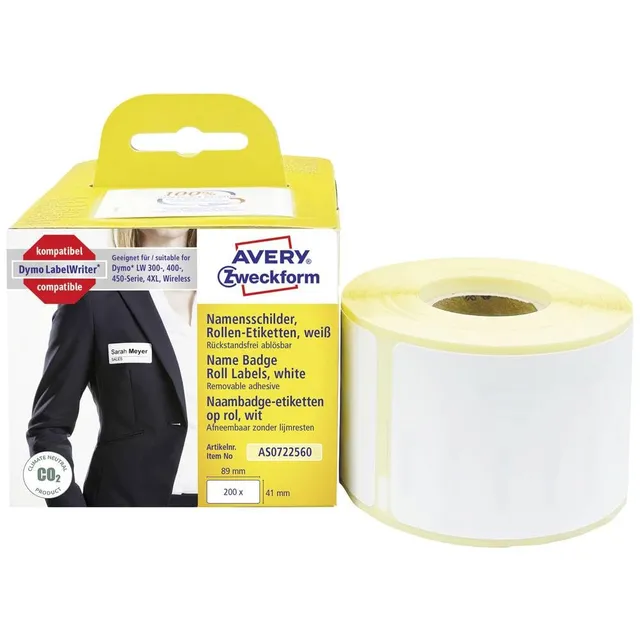 avery-zweckform-as0722560-namensetiketten-41x89-mm-kompatibel-zu-dymo-200-st-ck image 1