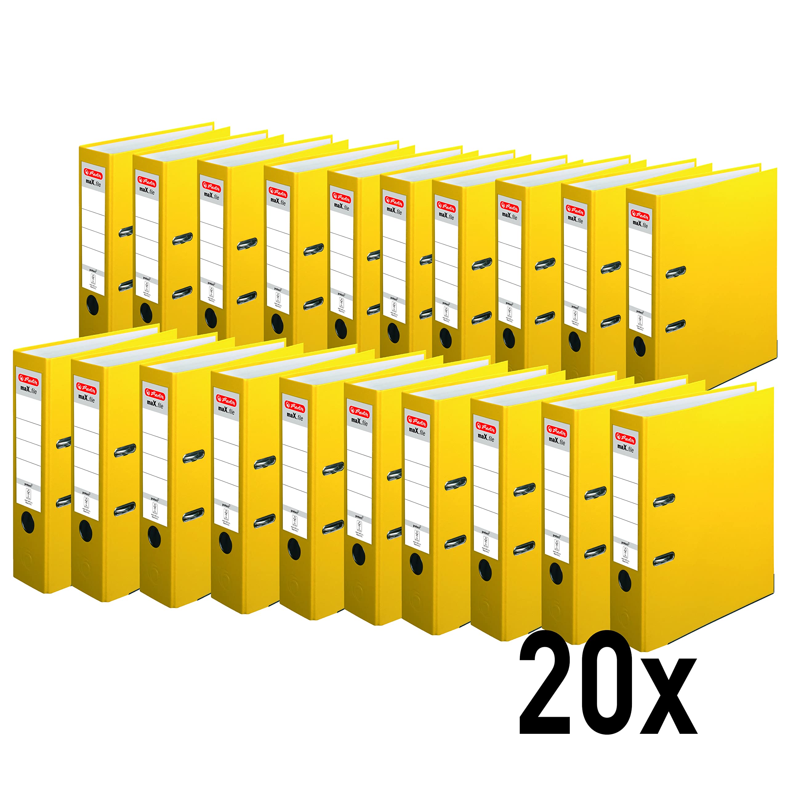 herlitz-ordner-a4-max-file-protect-8-cm-gelb-einsteckordner-20-st-ck image 7