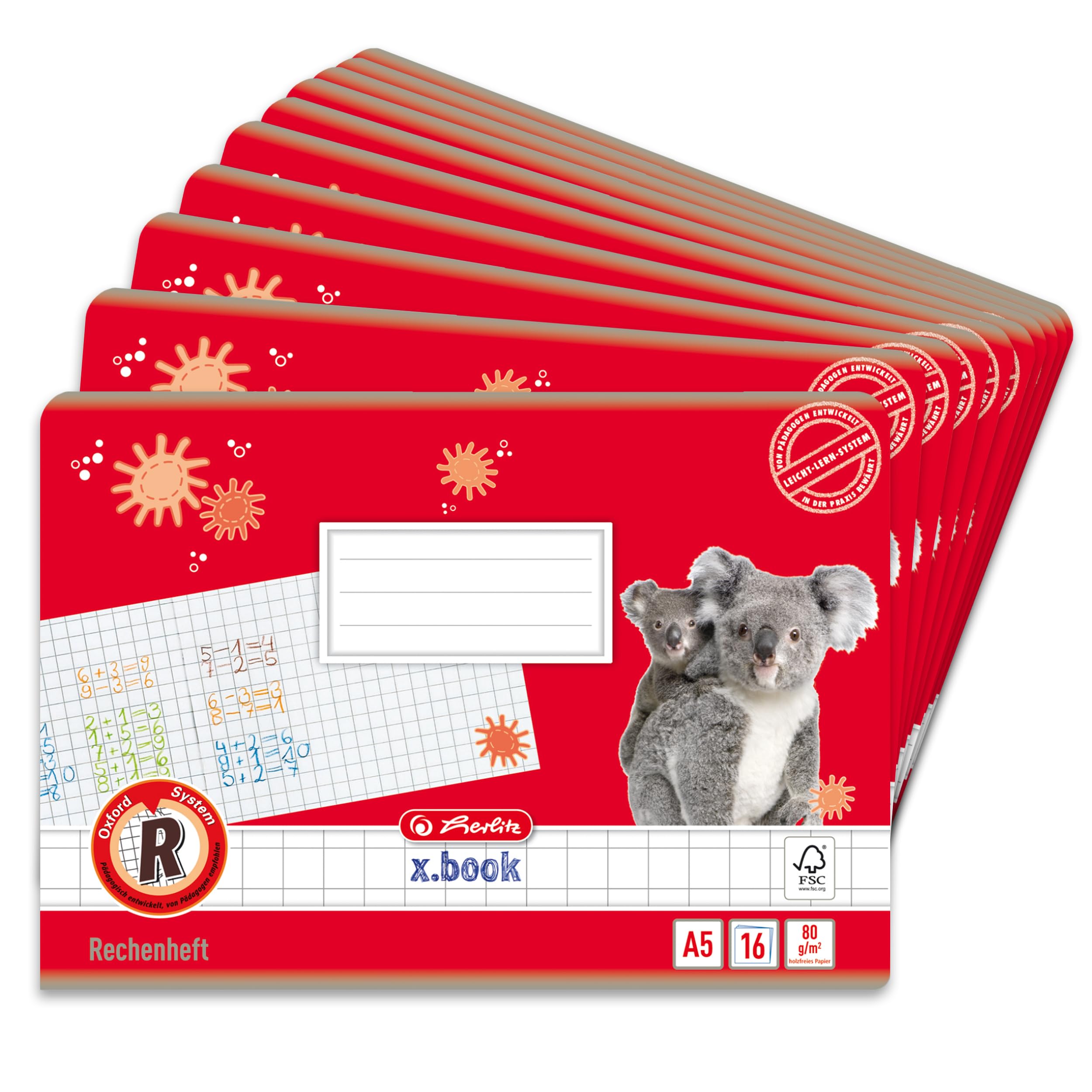 herlitz-schulheft-a4-lineatur-16-sl-schreiblernheft-10-st-ck-klassensatz image 3