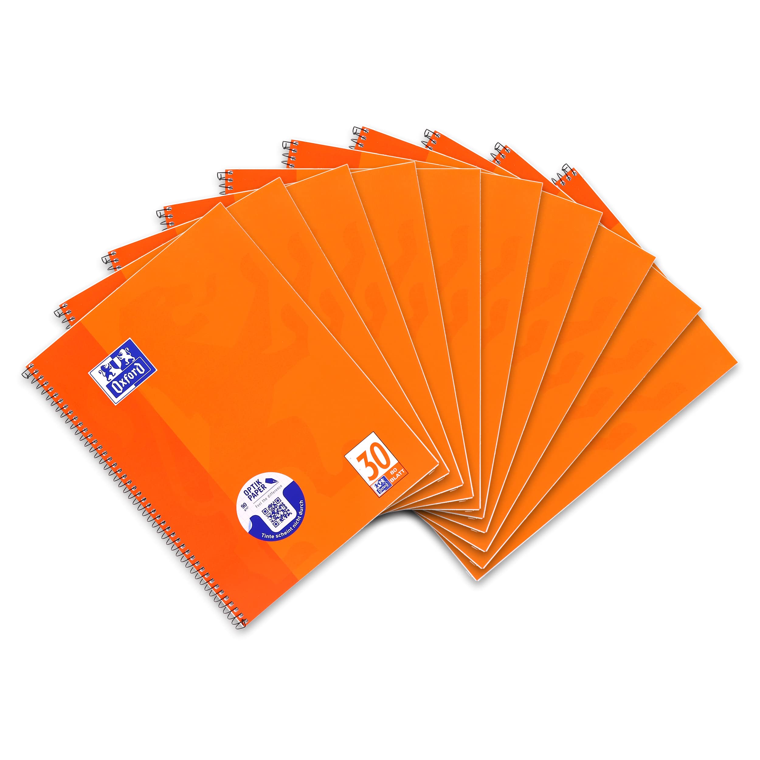 oxford-collegeblock-a4-liniert-mit-rand-links-80-blatt-hellgr-n-10er-pack image 8
