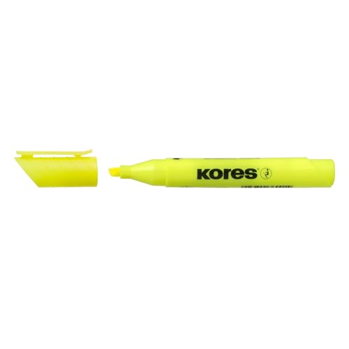 kores-high-liner-textmarker-gelb-12er-pack-mit-keilspitze image 8