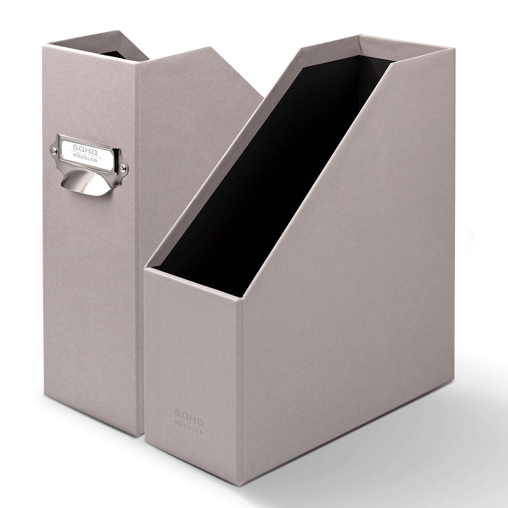 r-ssler-s-o-h-o-stehsammler-a4-zeitschriftensammler-mit-griff-taupe image 4
