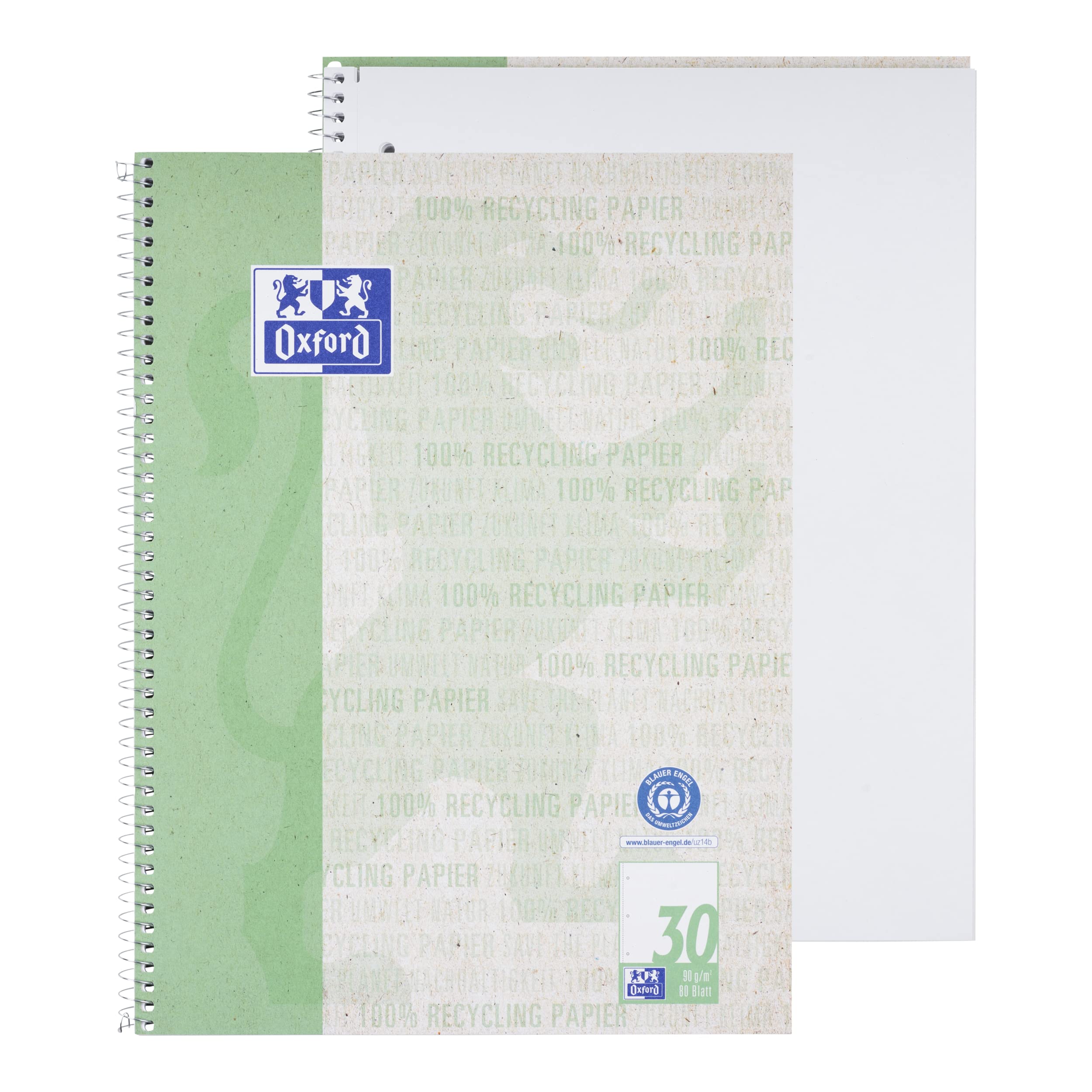 oxford-recycling-collegeblock-a4-blanko-lineatur-30-80-blatt-10-st-ck image 3