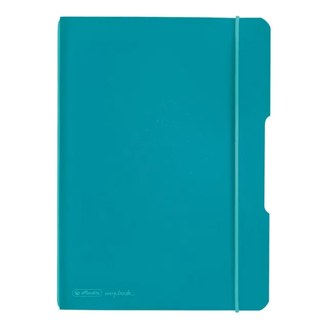 herlitz-my-book-flex-notizheft-a5-kariert-40-blatt-caribbean-turquoise image 1