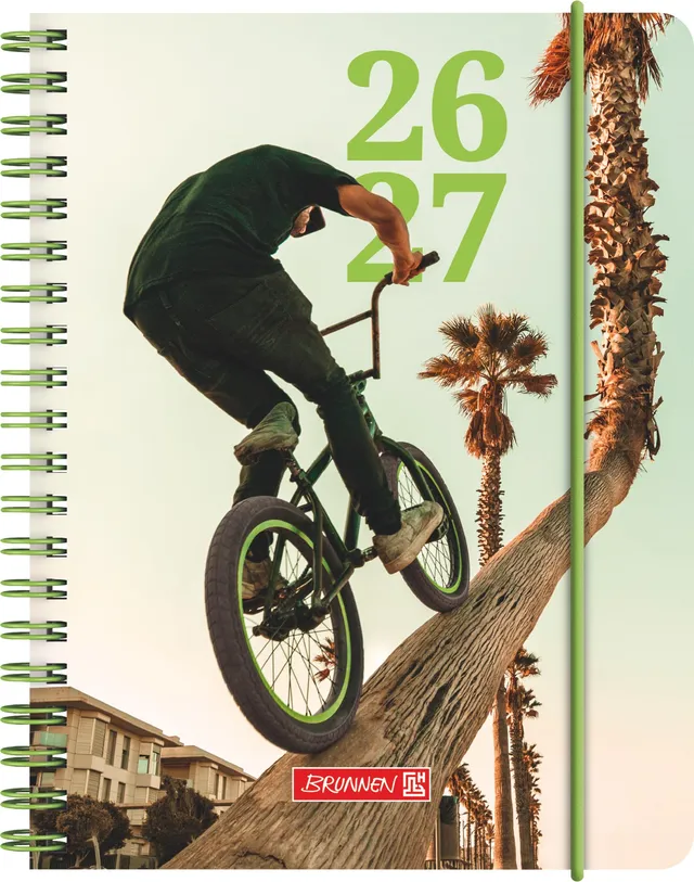 brunnen-sch-lerkalender-2026-2027-freestyle-a6-kunststoff-mehrfarbig-2-seiten-1- image 1