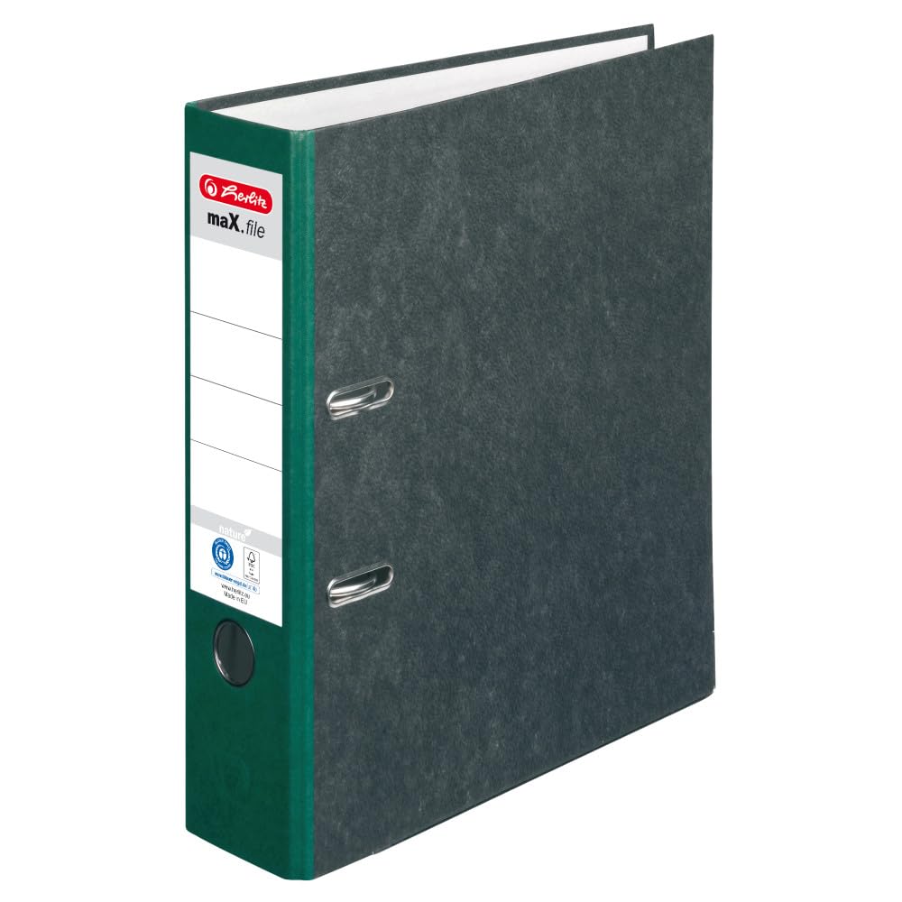 herlitz-ordner-max-file-nature-a4-8-cm-r-cken-wolkenmarmor-gr-n-20-st-ck image 1