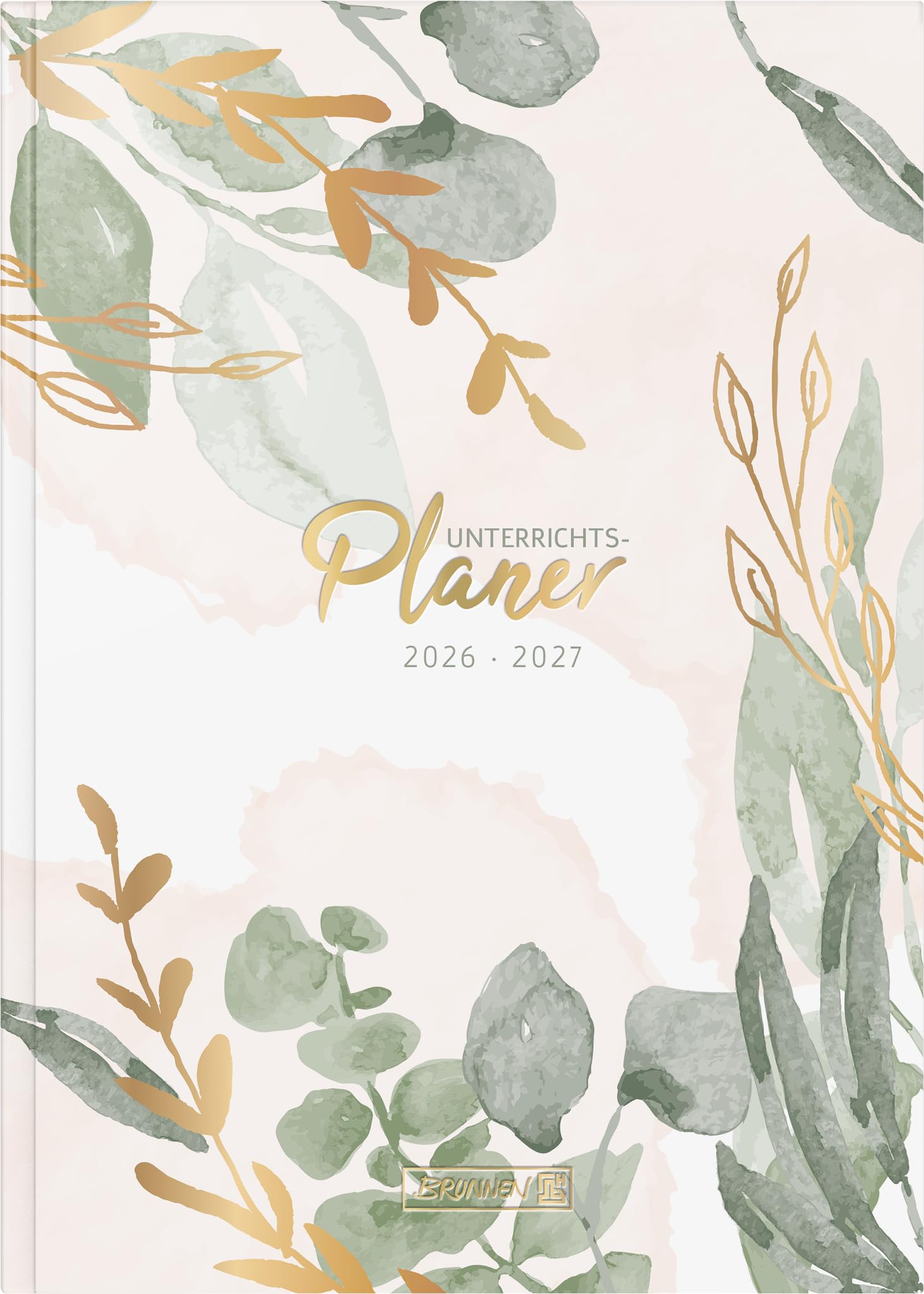 brunnen-termin-unterrichtsplaner-2026-2027-bloom-a5-papier-hardcover-2-seiten-1- image 1