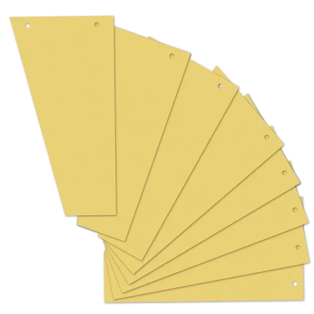 herlitz-10838381-trennstreifen-trapez-120x230-mm-gelb-100-st-ck image 1