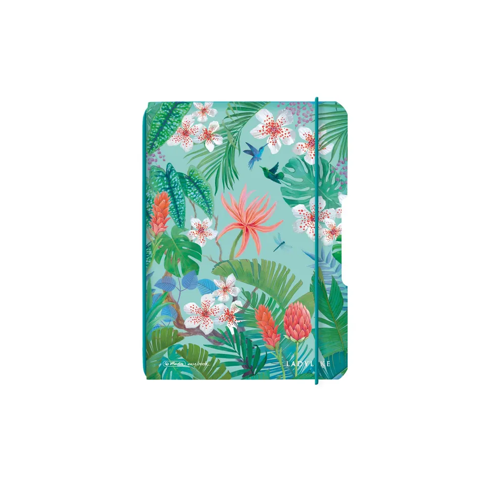 herlitz-notizheft-flex-a6-40-blatt-punktiert-ladylike-jungle image 1