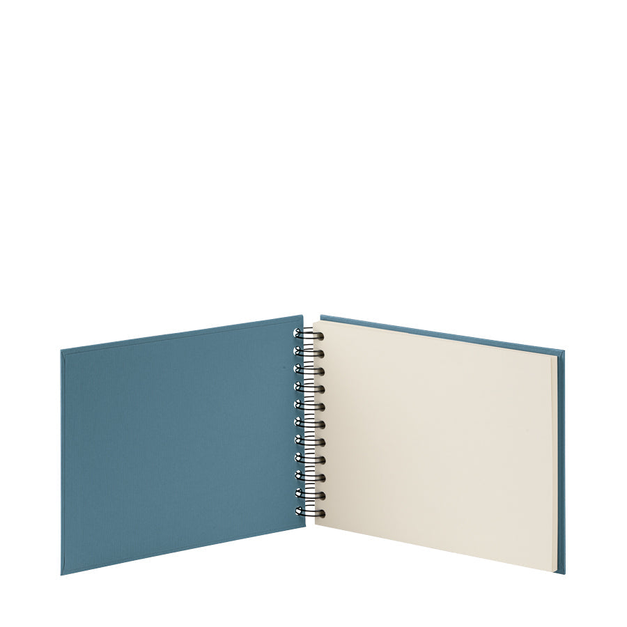 r-ssler-s-o-h-o-spiral-fotoalbum-blanko-19-5x14-5cm-40-seiten-denim-blau image 2