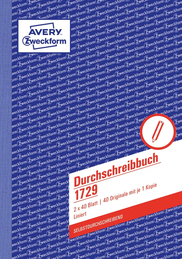 avery-zweckform-1729-durchschreibbuch-a5-liniert-2x40-blatt-wei-gelb image 1
