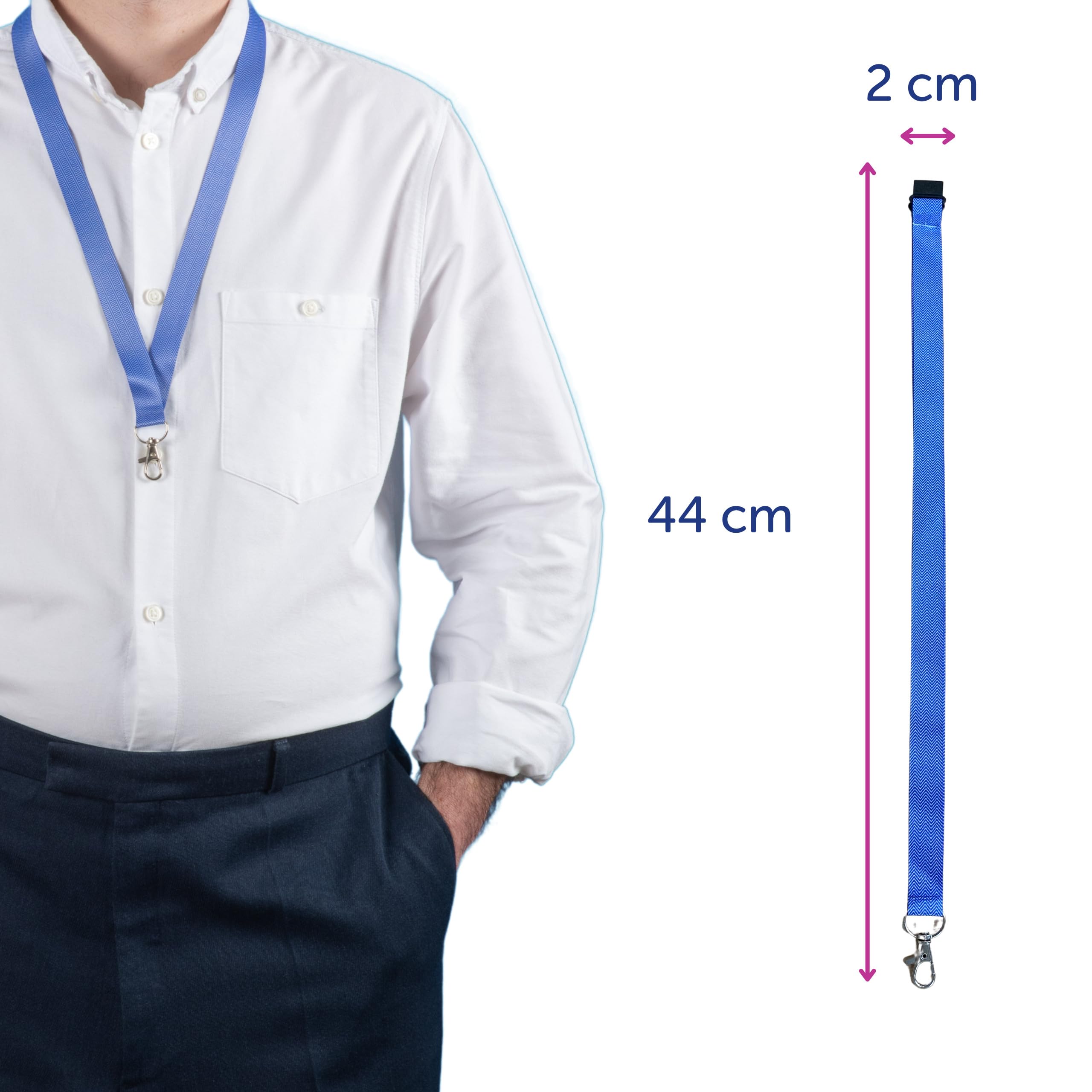 avery-zweckform-r4828wb-schl-sselband-44x2cm-blau-wei-10-st-ck-lanyard-set image 3