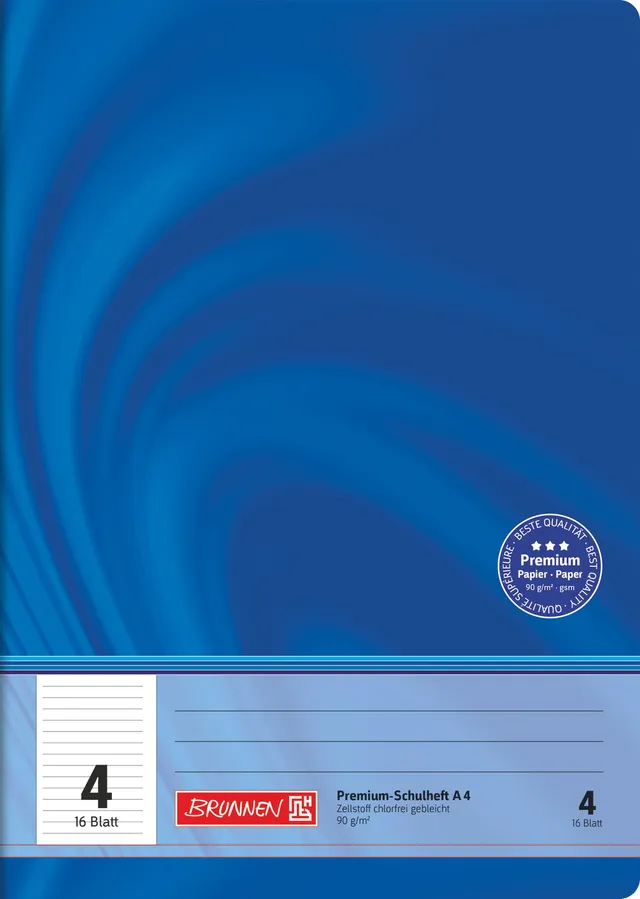 brunnen-premium-schulheft-din-a4-lineatur-4-liniert-16-blatt image 1