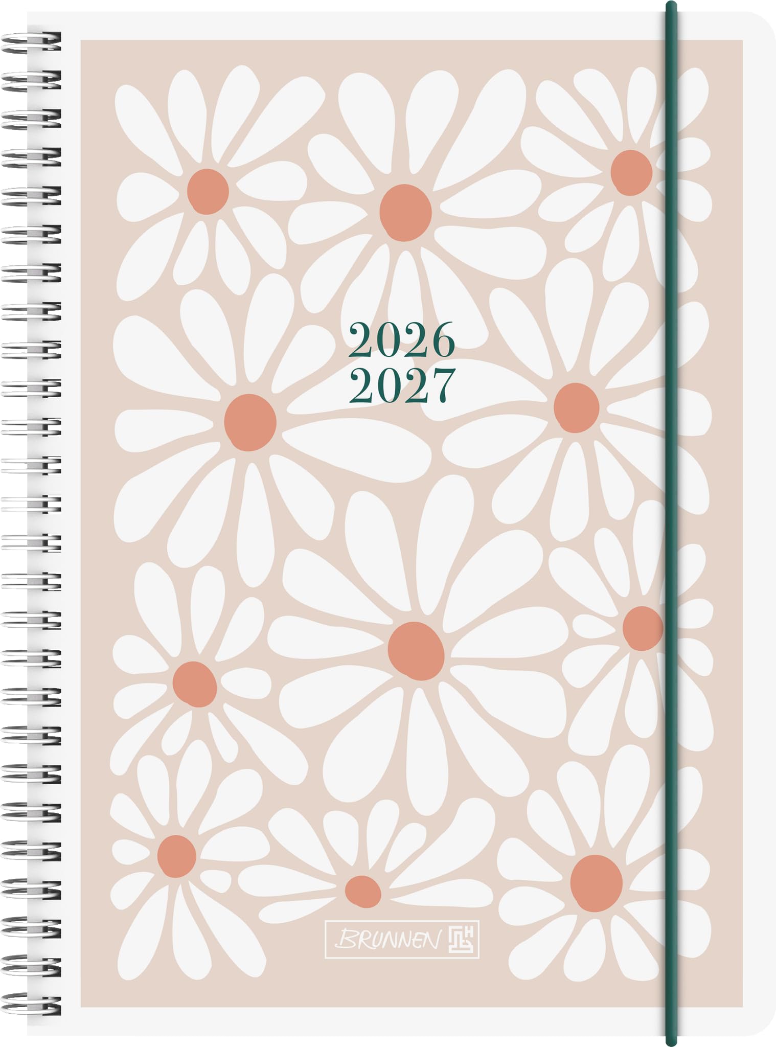 brunnen-sch-lerkalender-2026-2027-daisy-a5-wochenkalender-kunststoff image 1