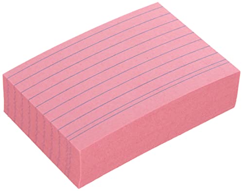 herlitz-karteikarten-a8-liniert-rosa-100-st-ck-7-5-x-5-2-cm image 8