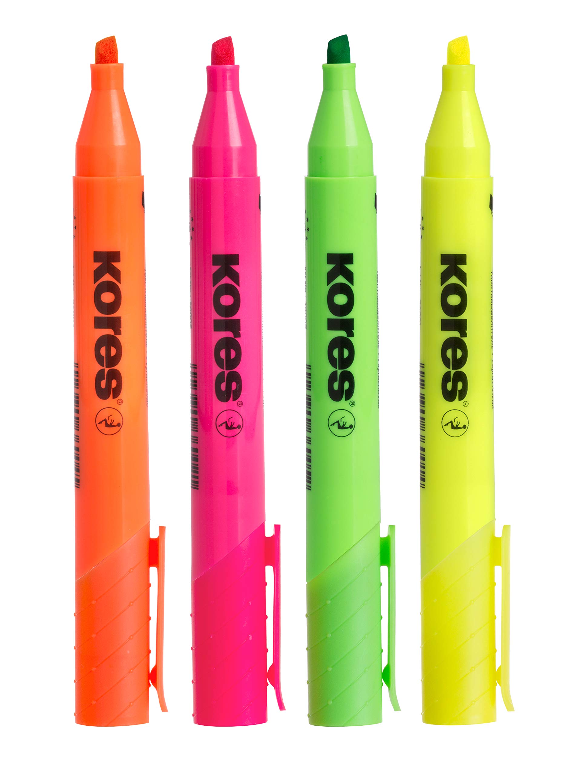 kores-high-liner-plus-textmarker-set-4-farben-keilspitze image 3