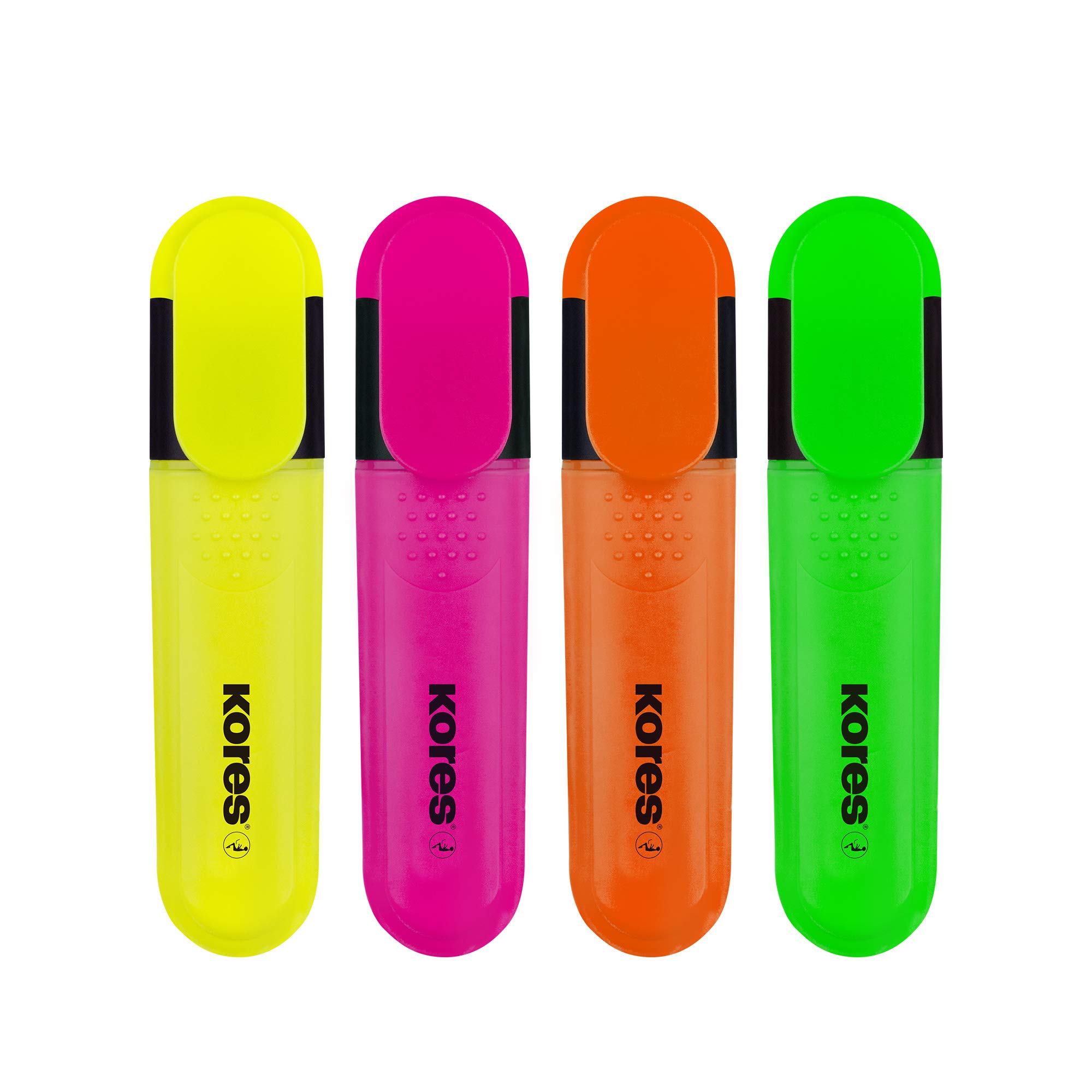 kores-bright-liner-plus-textmarker-keilspitze-4-sortierte-farben image 2