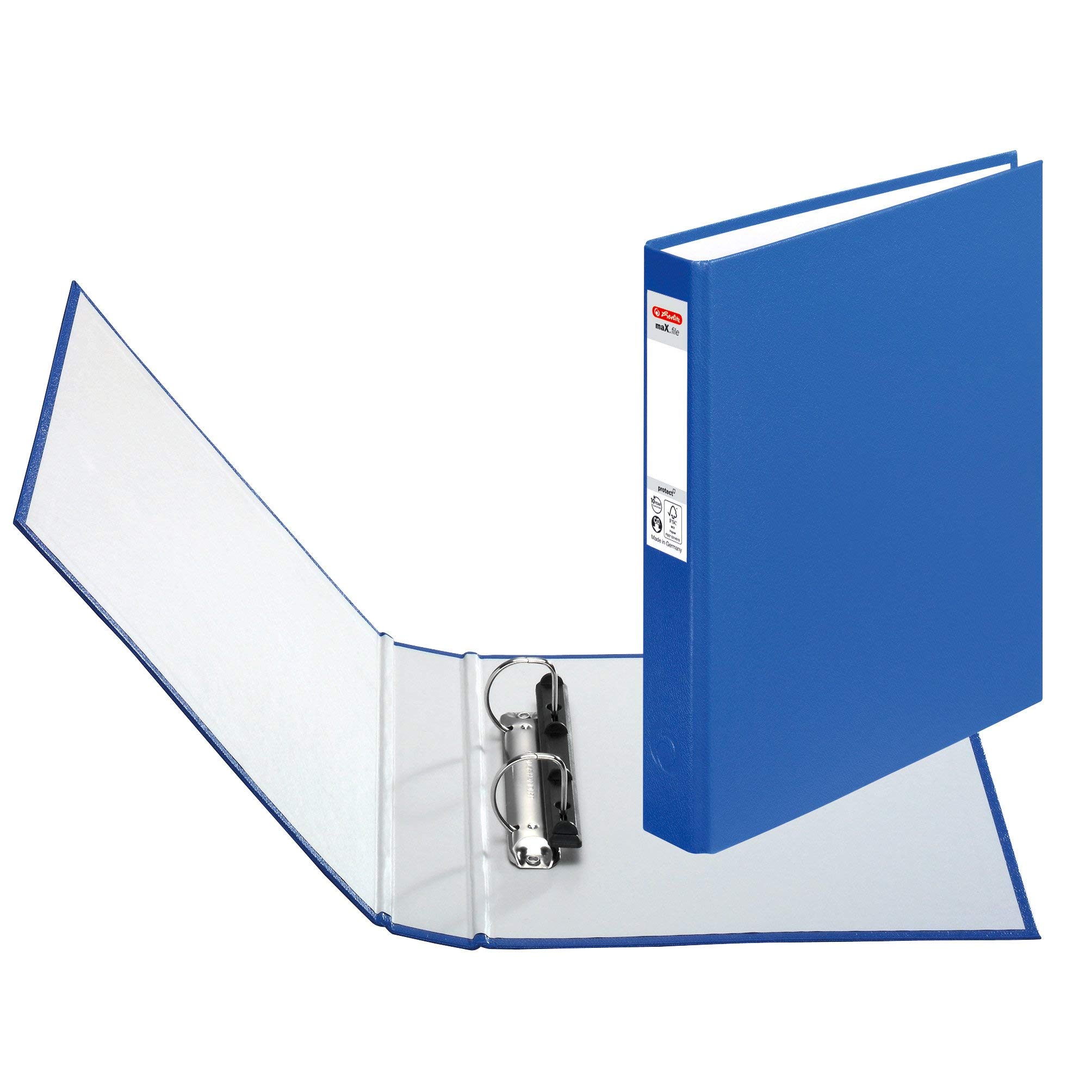 herlitz-max-file-protect-ringbuch-a5-2-ring-blau-25-mm image 3