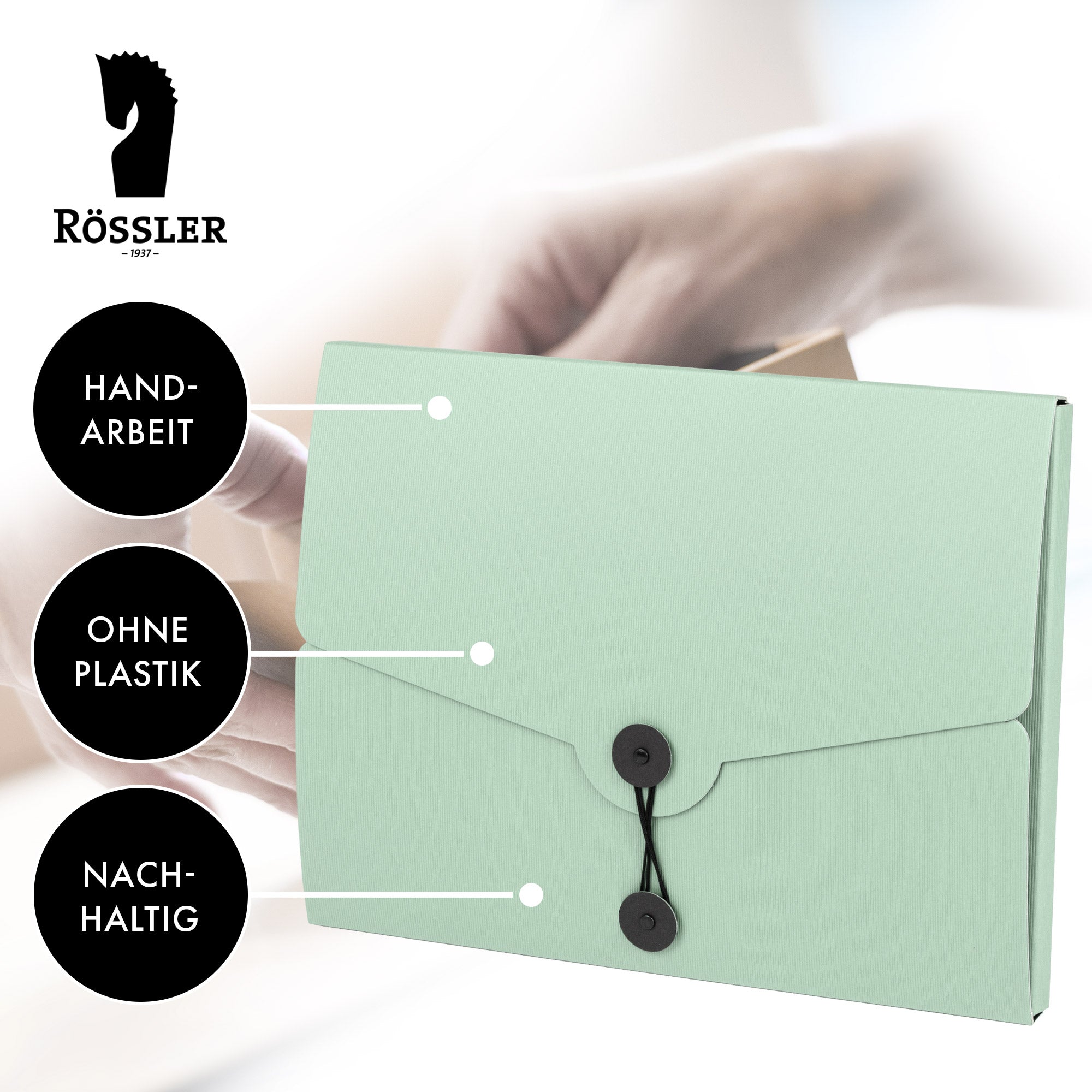 r-ssler-s-o-h-o-sammelmappe-a4-jurismappe-mit-gummizug-mint image 6