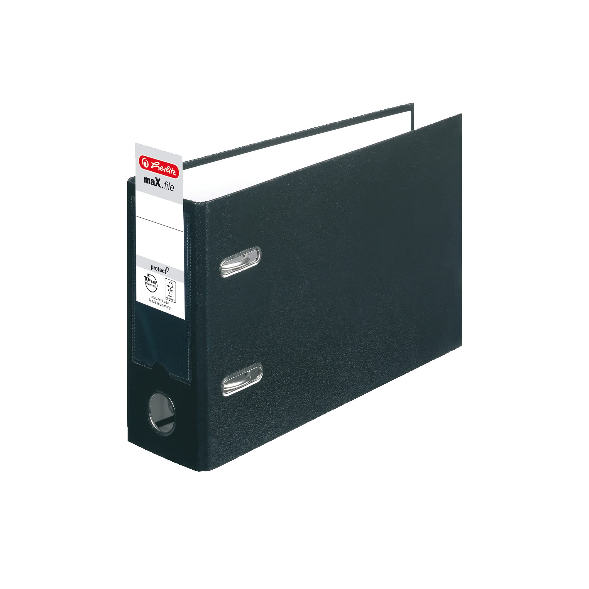herlitz-max-file-protect-ordner-a5-quer-8-cm-schwarz-10-st-ck image 2