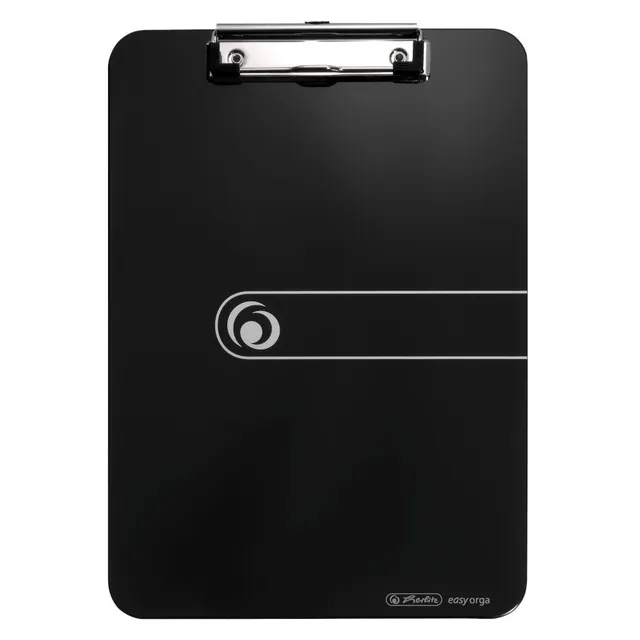 herlitz-11205663-klemmbrett-a4-opak-schwarz-mit-klemm-mechanik image 1