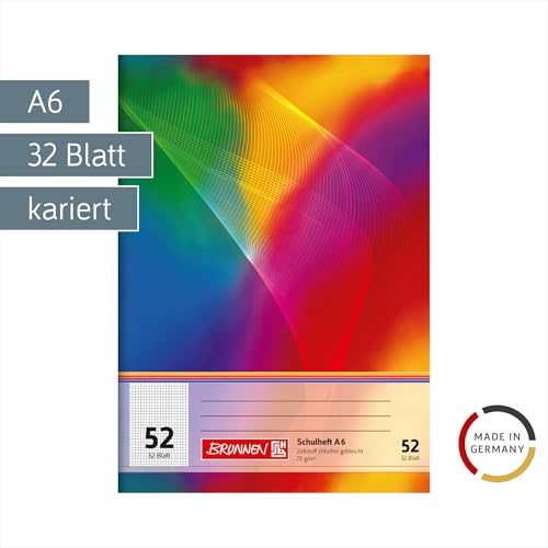 brunnen-1046922-oktavheft-schulheft-din-a6-32-blatt-lineatur-52-kariert image 7