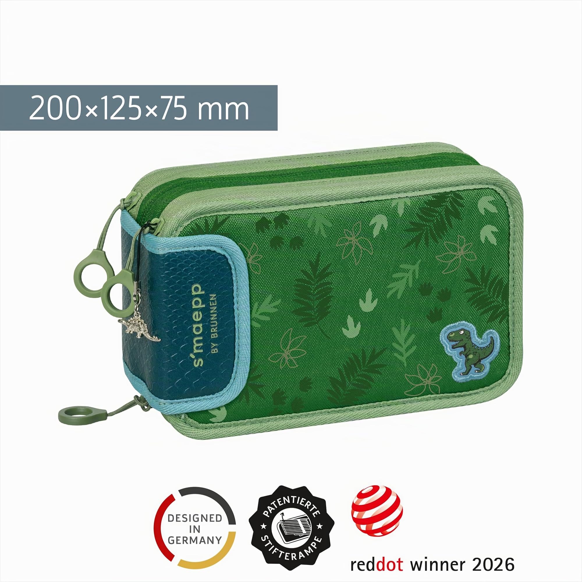 brunnen-federm-ppchen-s-maepp-dino-jungle-3-rei-verschl-sse-200-x-125-x-75-mm image 2