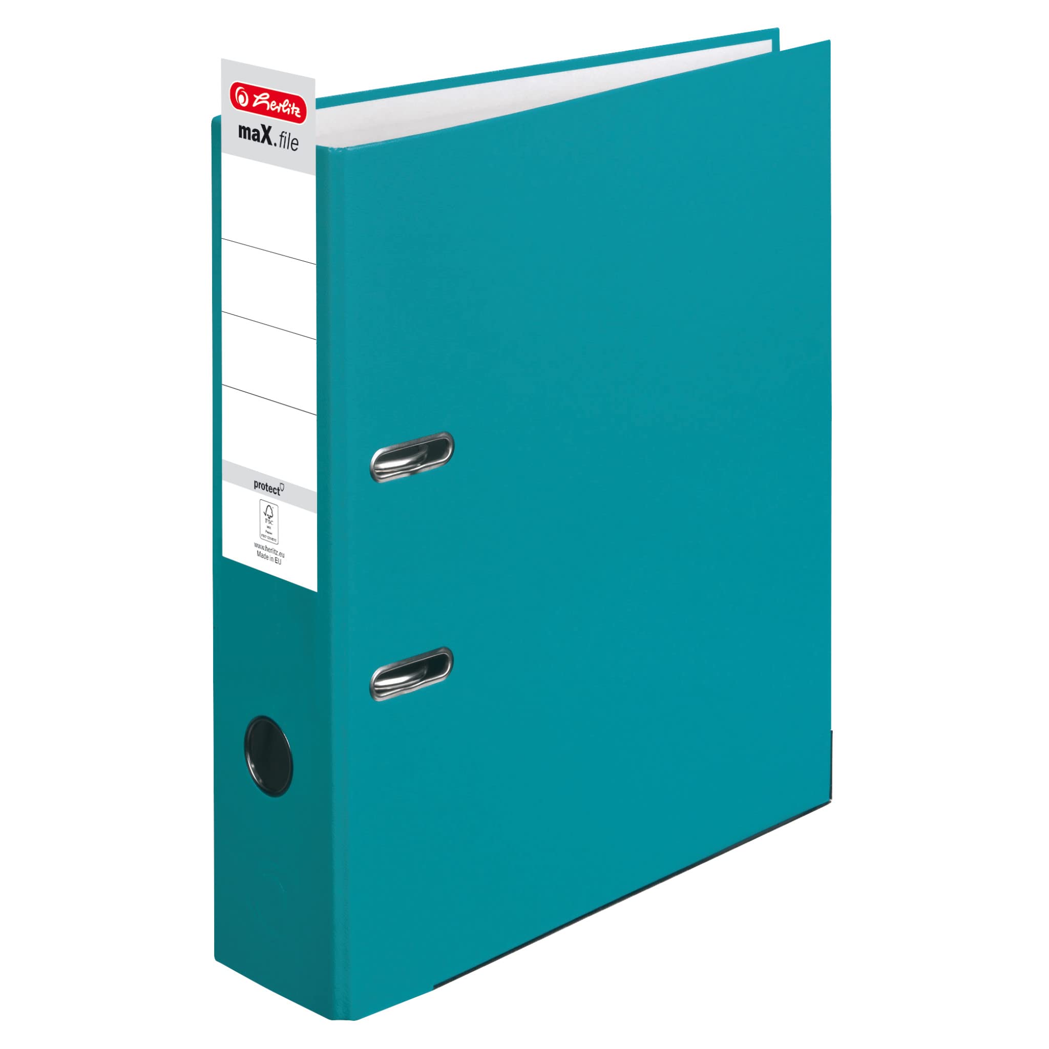 herlitz-ordner-a4-max-file-protect-8-cm-caribbean-turquoise-20-st-ck image 3