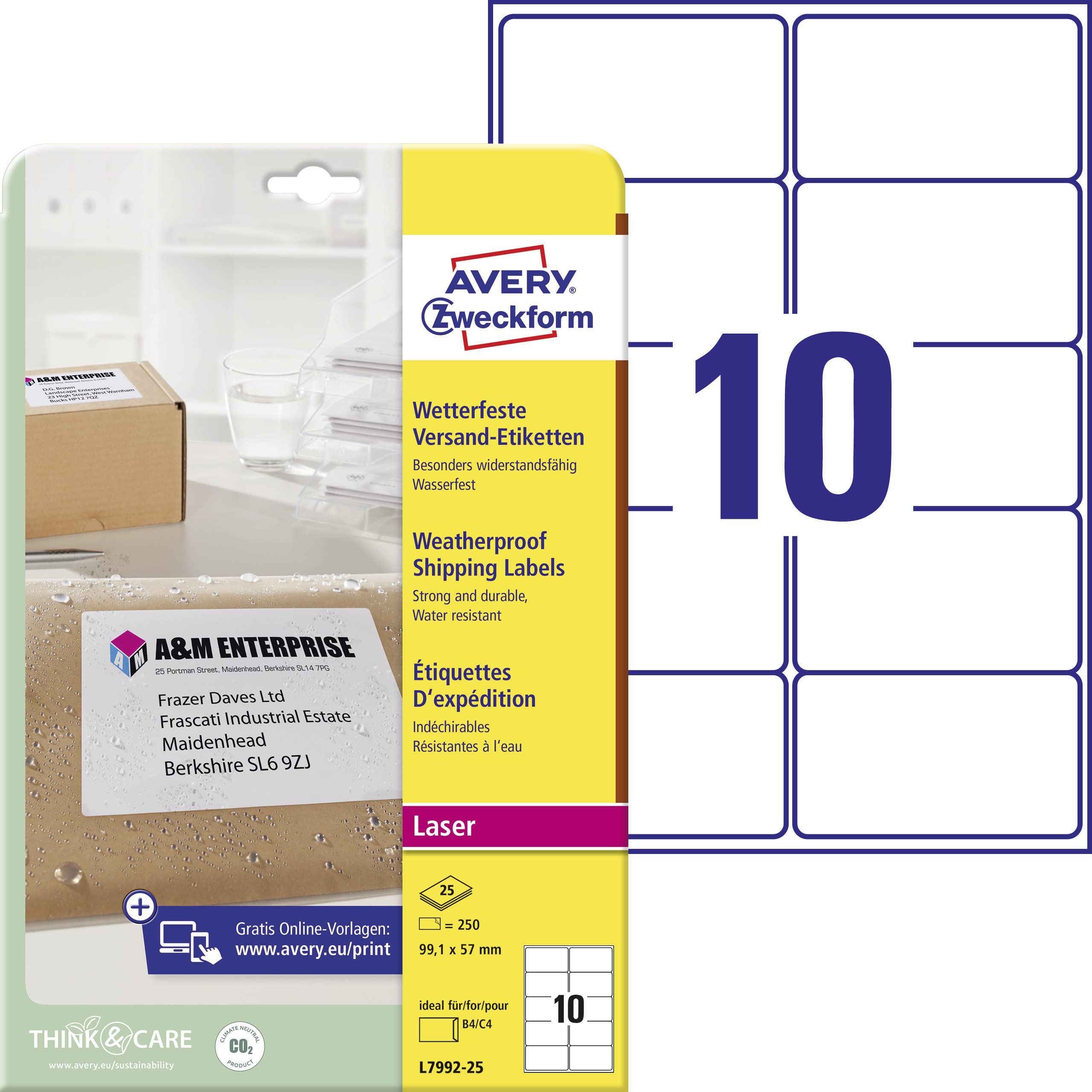 avery-zweckform-l7992-25-wetterfeste-versandetiketten-99-1x57mm-wei-250-st-ck-25 image 1