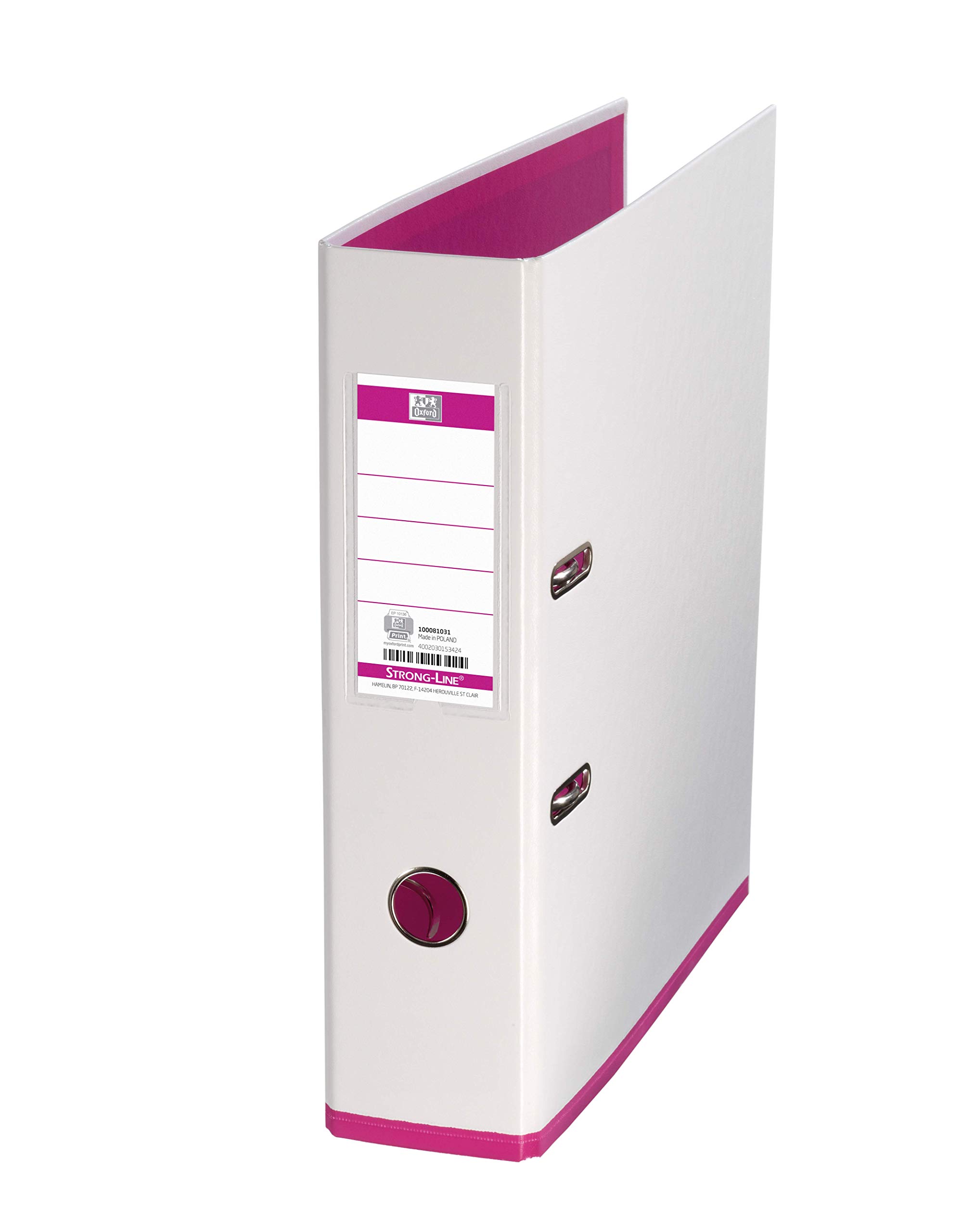 oxford-mycolour-ordner-din-a4-8-cm-breit-wei-pink image 1