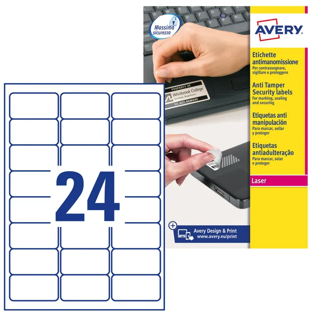 avery-zweckform-l6146-20-sicherheits-etiketten-63-5-x-33-9-mm image 1