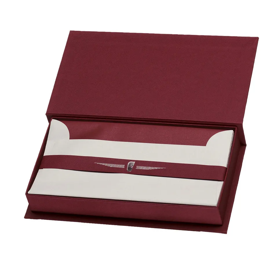 r-ssler-paper-royal-karten-kassette-din-lang-geripptes-papier-15-st-ck-rot image 1