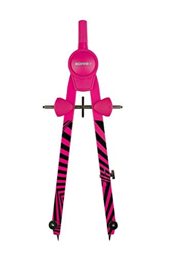 kores-grafiko-neon-metall-zirkel-mit-stift-adapter-und-mine-im-etui image 6