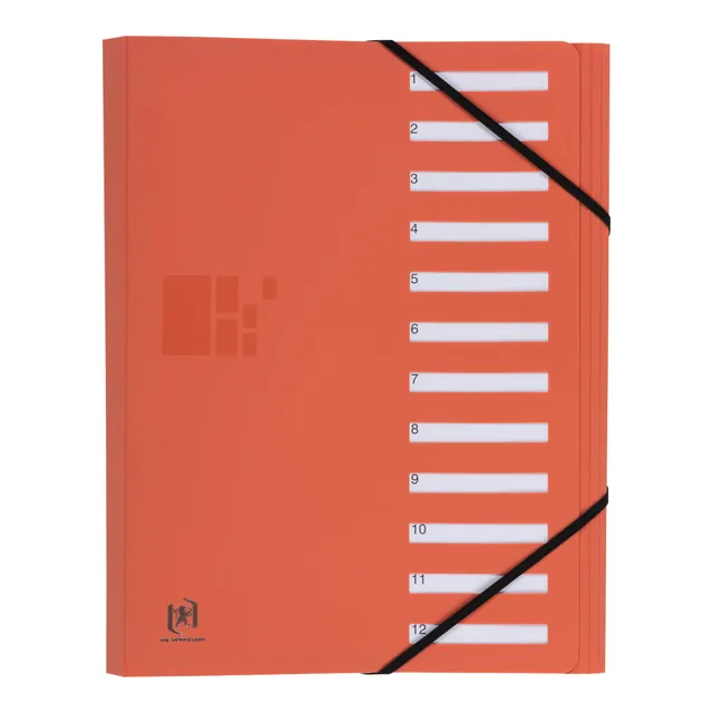 oxford-ordnungsmappe-din-a4-12-f-cher-orange image 1
