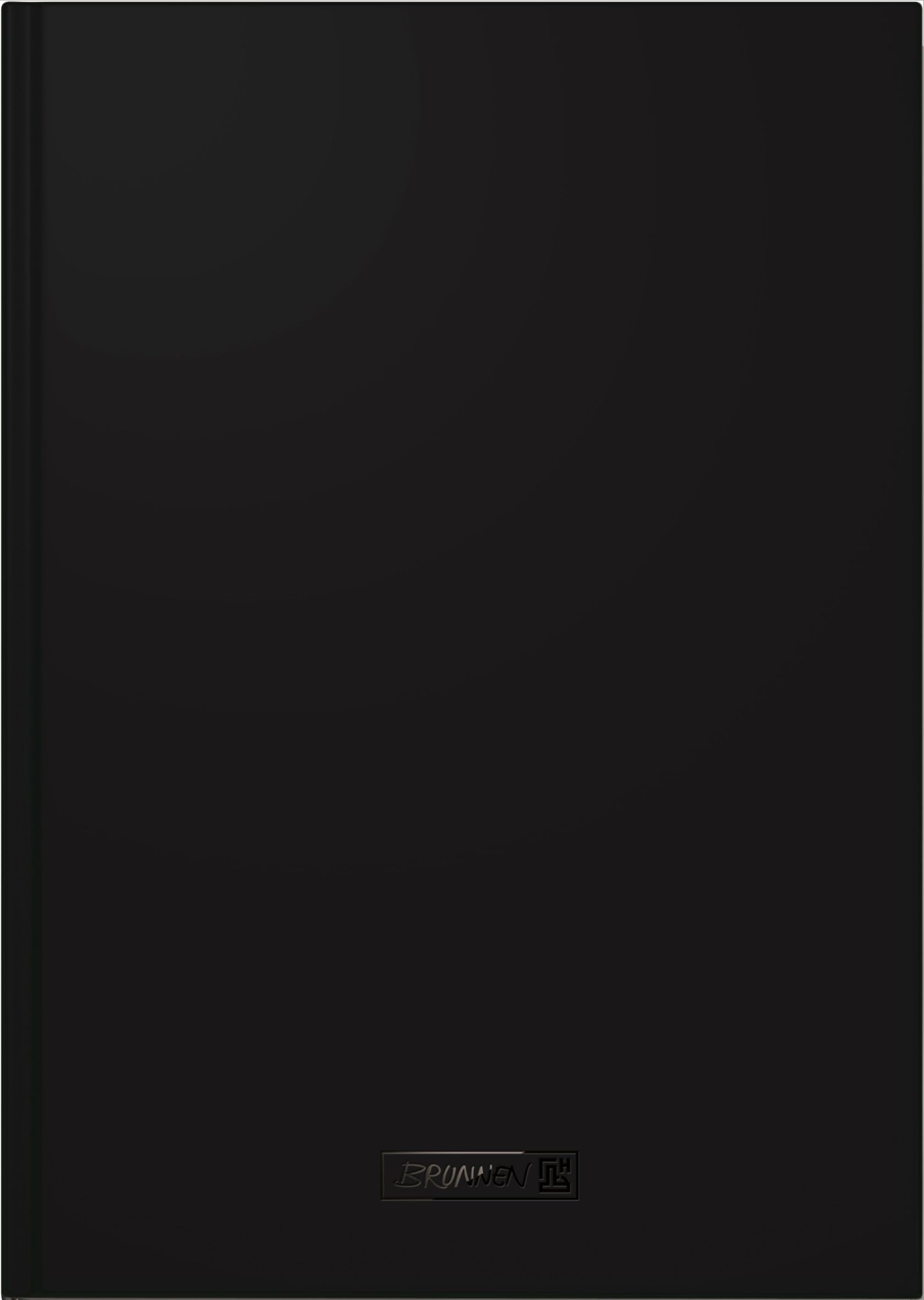 brunnen-notizbuch-premium-colour-line-a5-punktiert-96-blatt-onyx image 1
