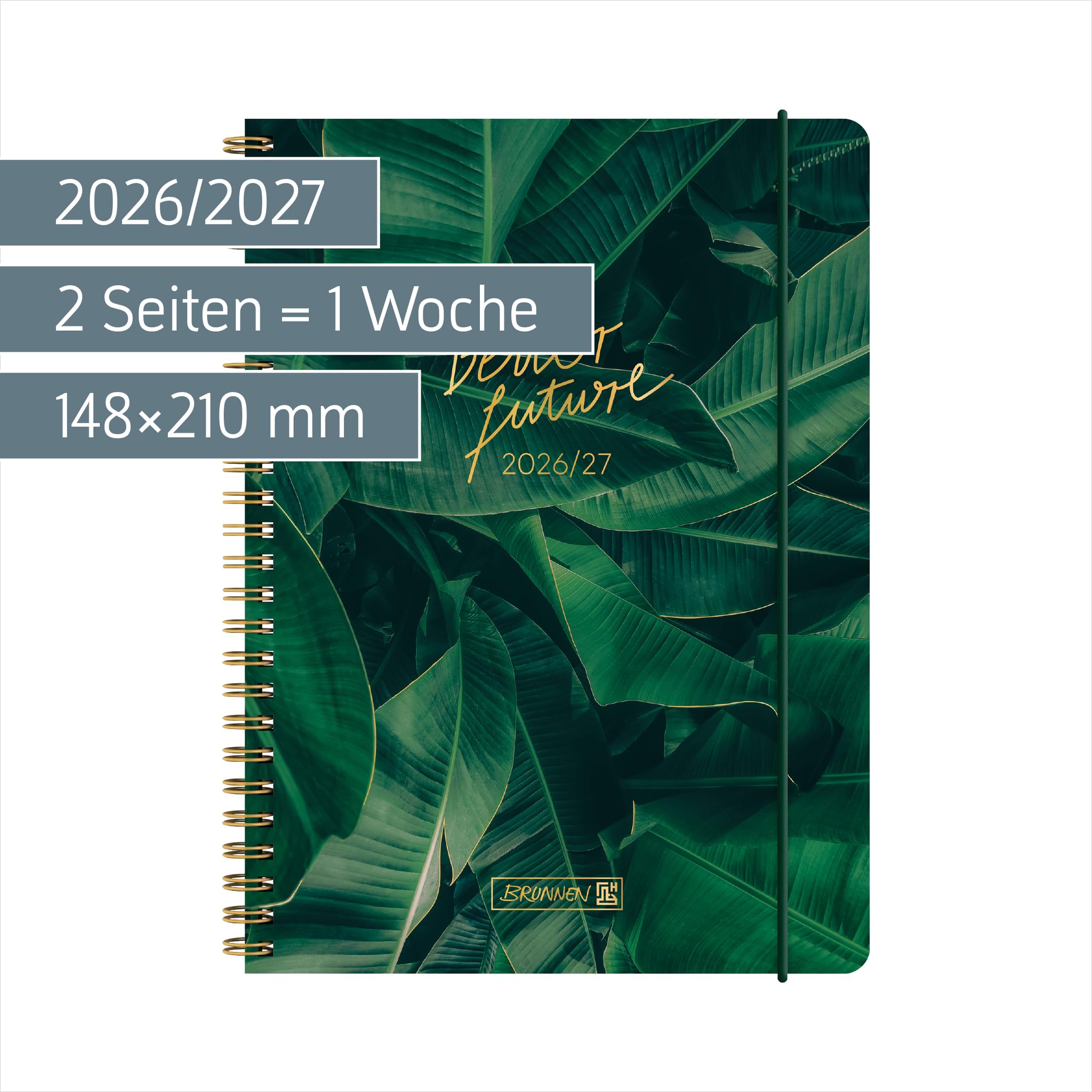 brunnen-sch-lerkalender-2026-2027-better-future-a5-kunststoff-gr-n-2-seiten-1-wo image 2