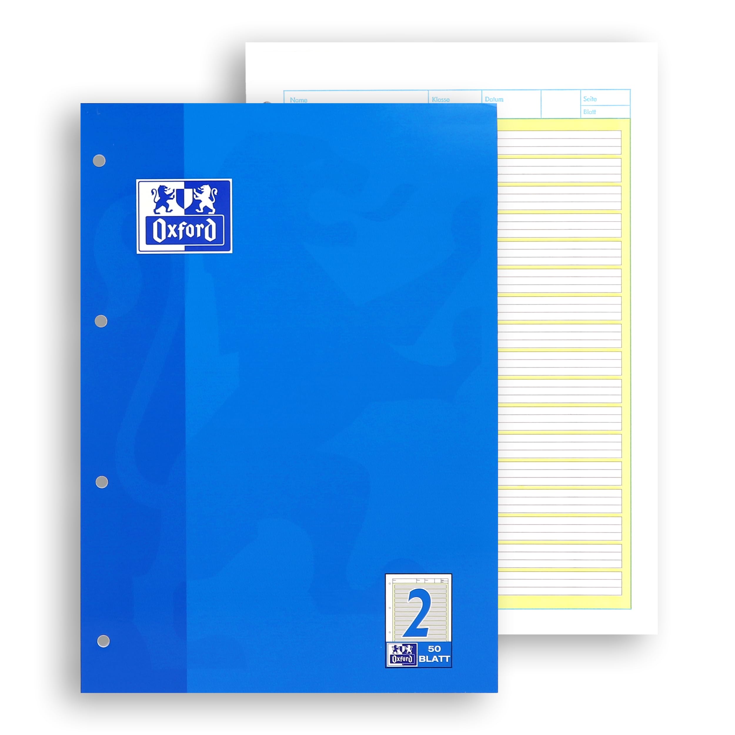 oxford-arbeitsbl-tter-block-a4-liniert-lineatur-2-50-blatt-blau-5er-pack image 2