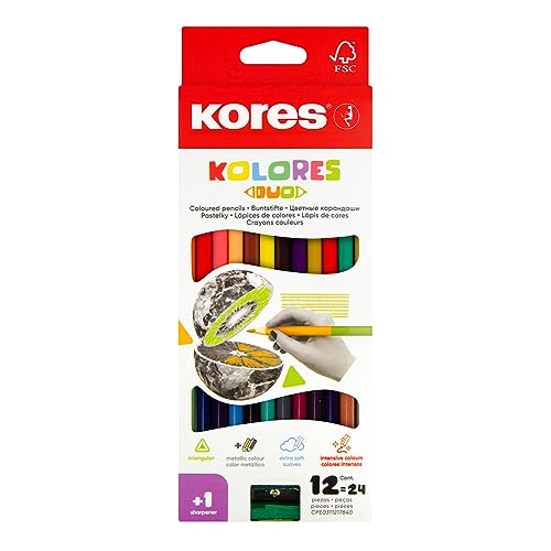 kores-kolores-93312-buntstifte-12-dreikant-bleistifte image 7