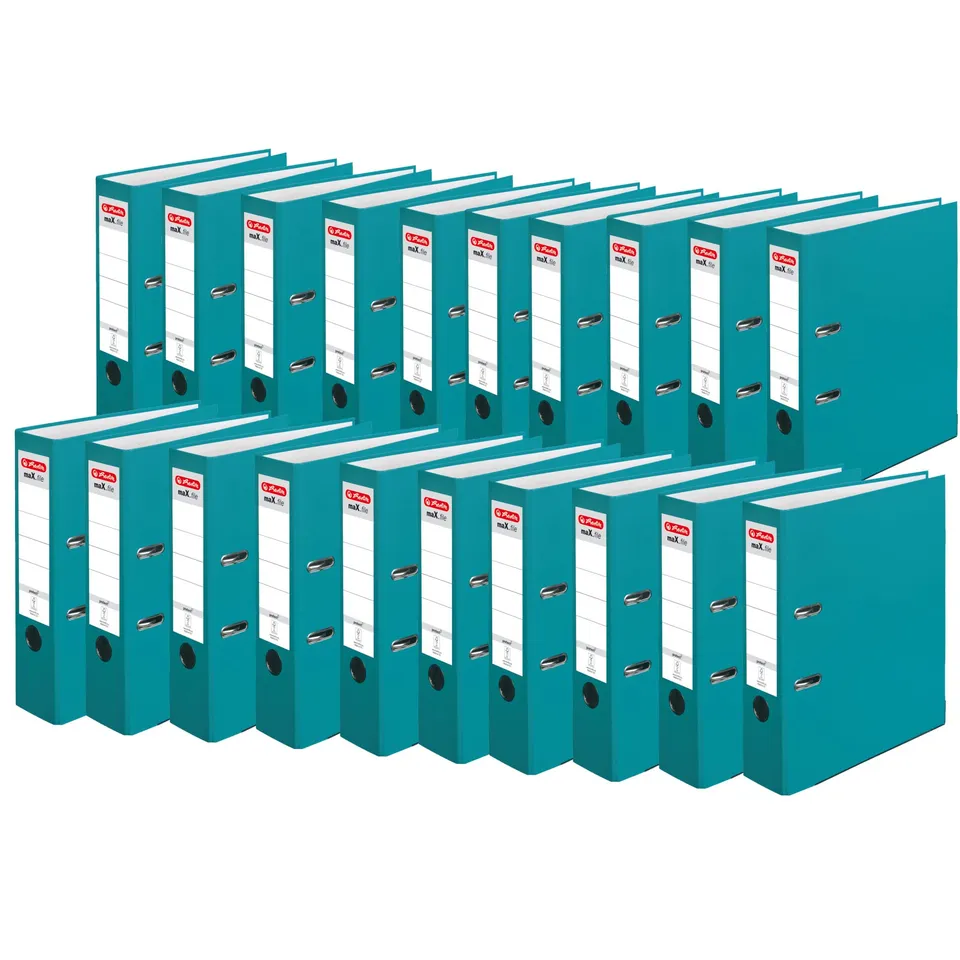 herlitz-ordner-a4-max-file-protect-8-cm-caribbean-turquoise-20-st-ck image 1
