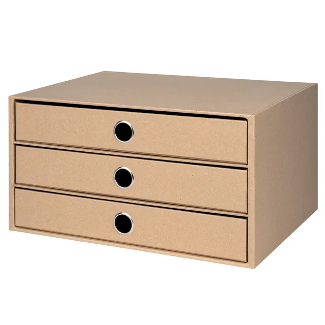 r-ssler-s-o-h-o-schubladenbox-a4-querformat-3-f-cher-kraft image 1